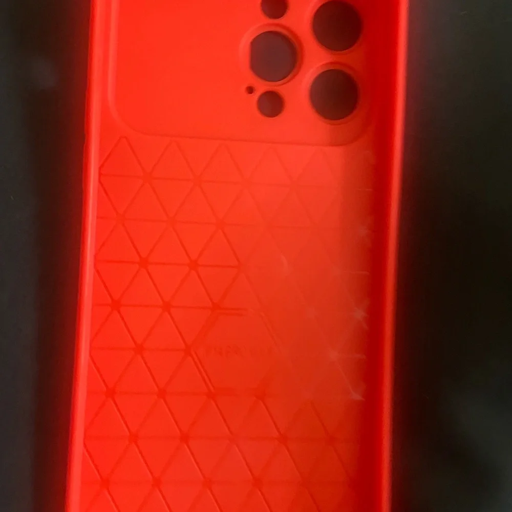 iPhone 14 pro max red shockproof case with slide cover camera lens prote…